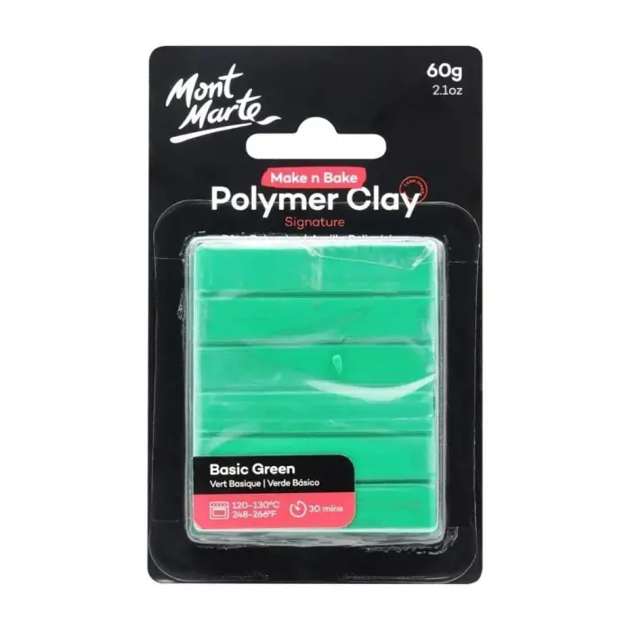 M.M. Make N Bake Polimer Kil 60G - Temel Yeşil