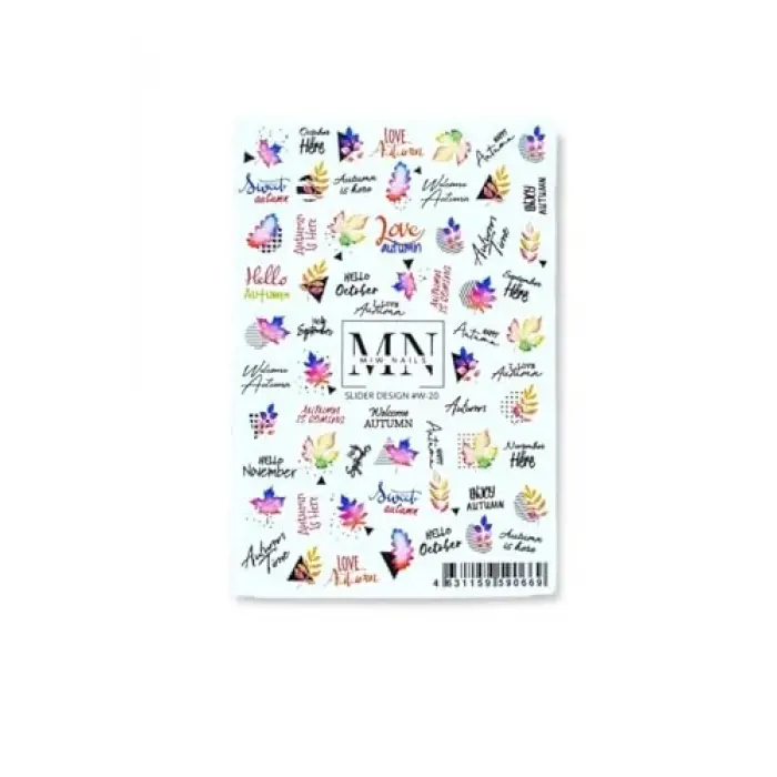 MN W-20 Tırnak Stickerı
