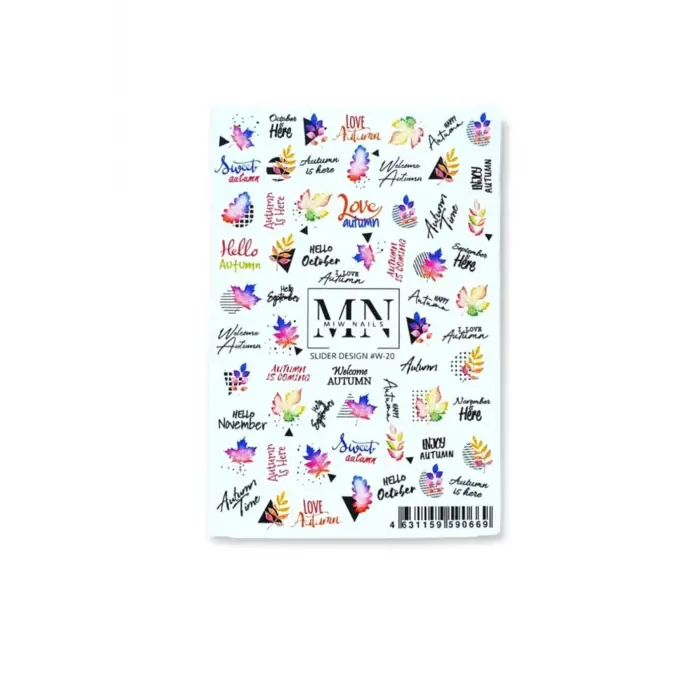 MN W-20 Tırnak Stickerı