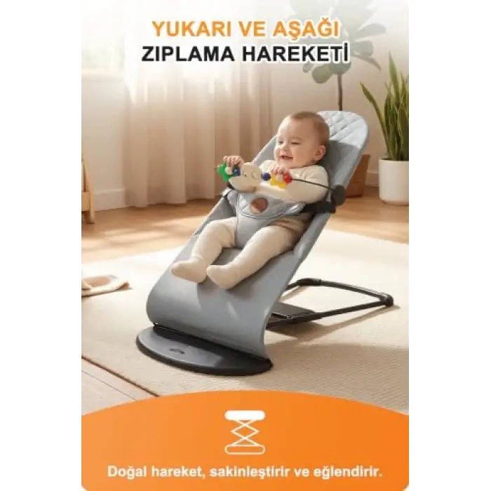 Mobibaby Anakucağı Cotton Deluxe - Gri