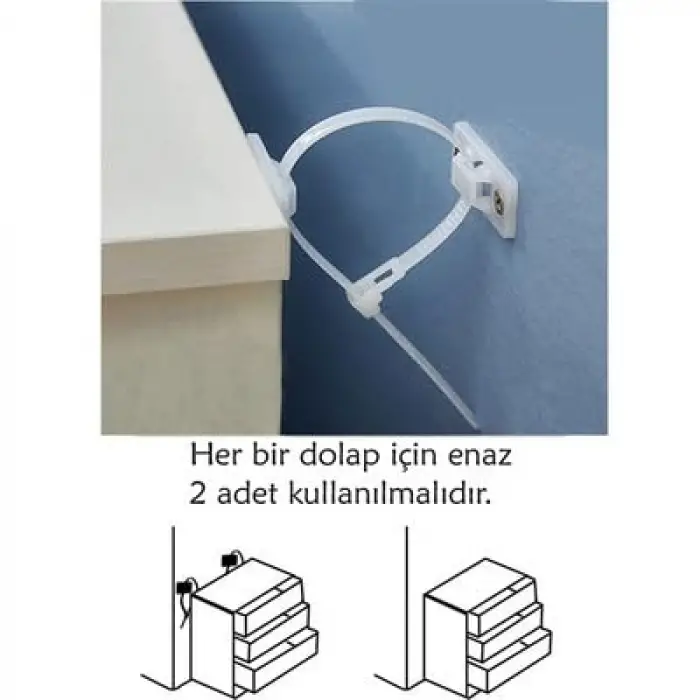 Mobilya Sabitleyici Aparat, 4 Adet