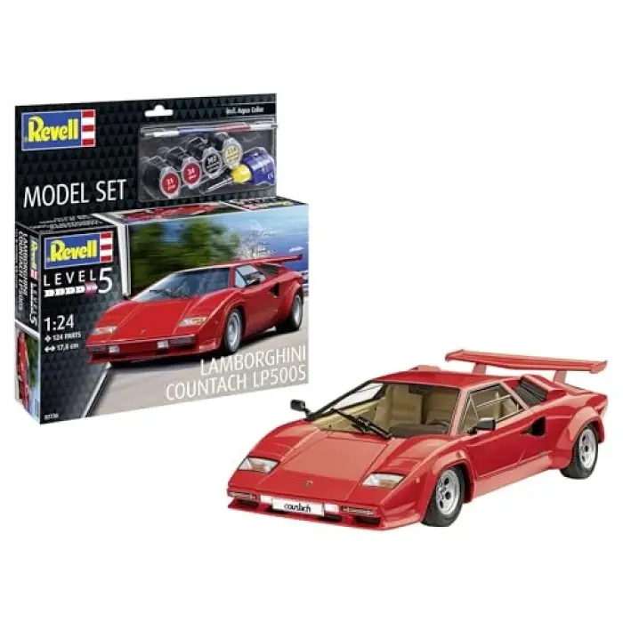 Model Set Lamborghini Countach LP500S- model kit with basic accessories