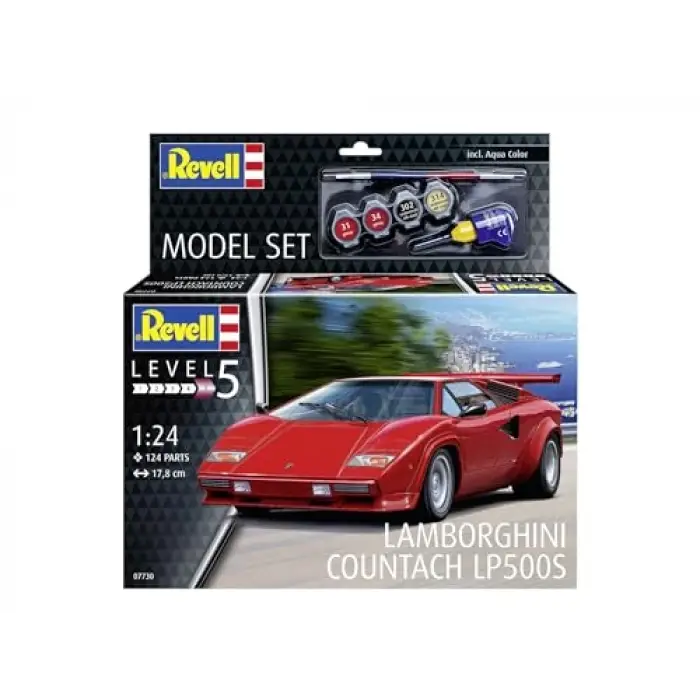 Model Set Lamborghini Countach LP500S- model kit with basic accessories