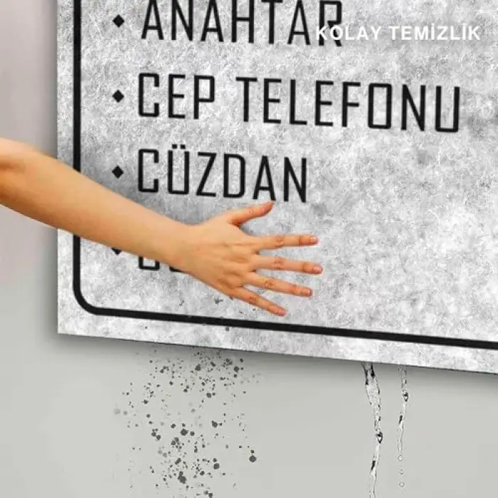 Modern Kapı Önü Paspası, Ev, Ofis ve Dış Mekân Kullanımı, 45x65