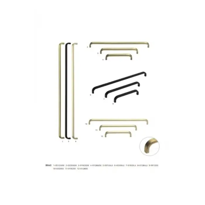 Modern Kulp, 192 mm, Saten Renk
