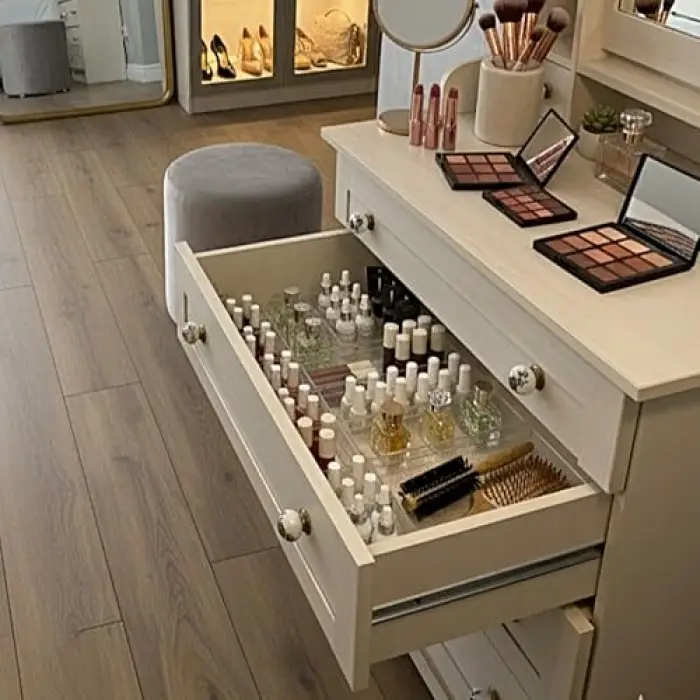 Modüler Çekmece ve Dolap İçi Organizer Kristal (2li Set)
