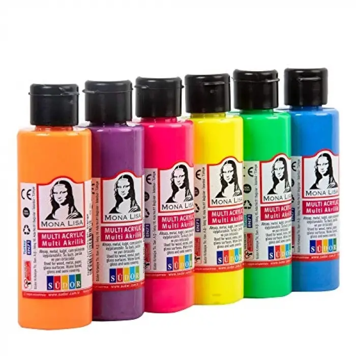 Monalisa Multi Akrilik Fosforlu Set 6x70 ml