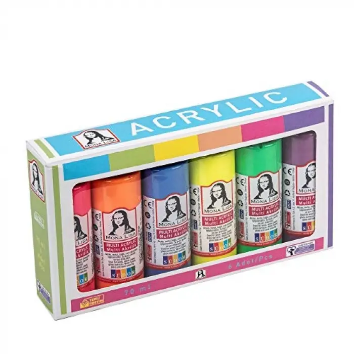 Monalisa Multi Akrilik Fosforlu Set 6x70 ml