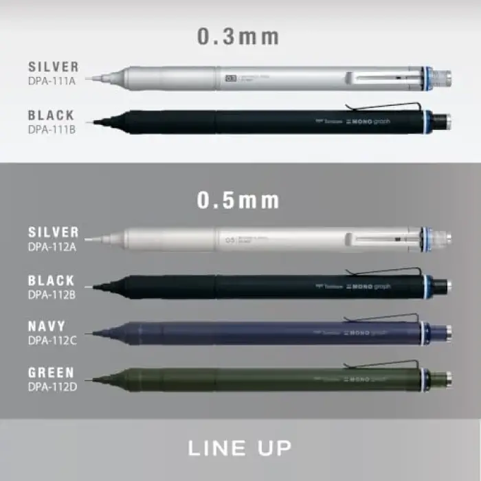 Mono graph Fine Versatil Kalem 0,5 mm Gümüş