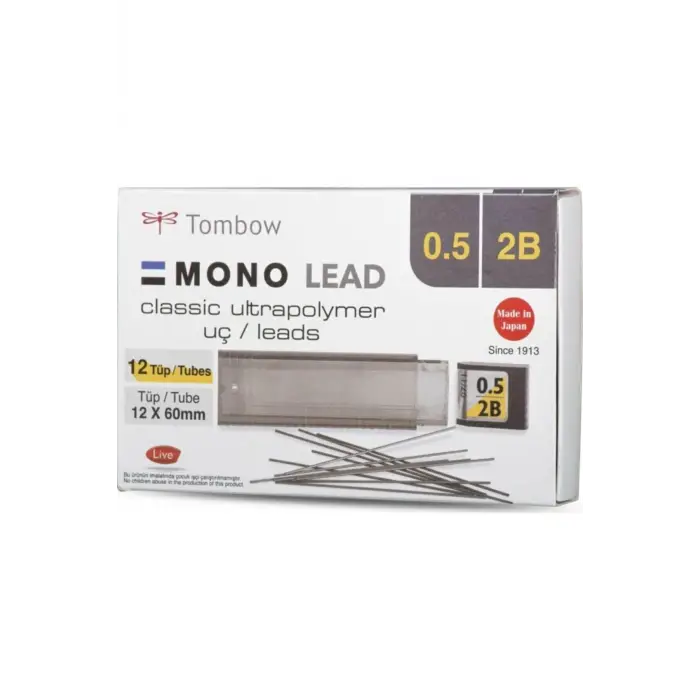 Mono Lead 0.5Mm 2B Min (Uç) 12Li Kutu