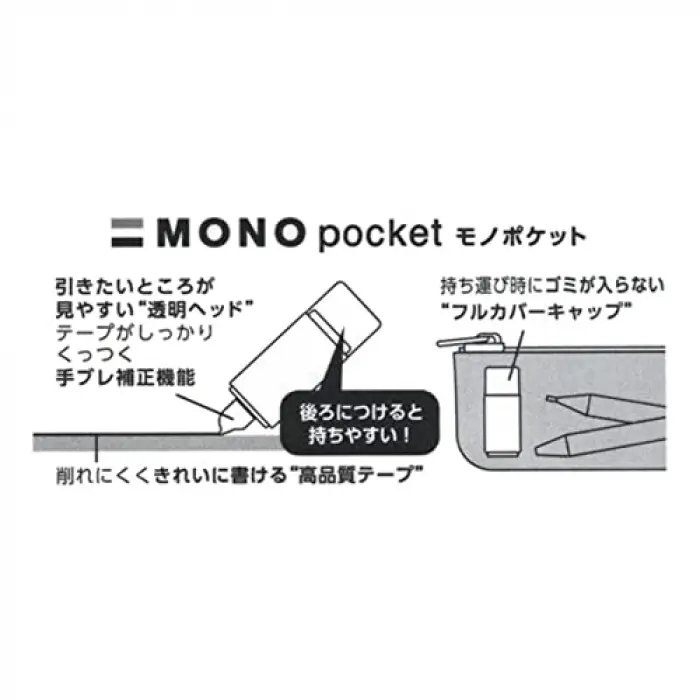 Mono Pocket Şerit Silici