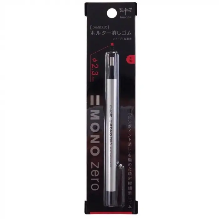 Mono Zero Kalem Silgi, Yuvarlak Uç, 2,3 Mm, Gümüş