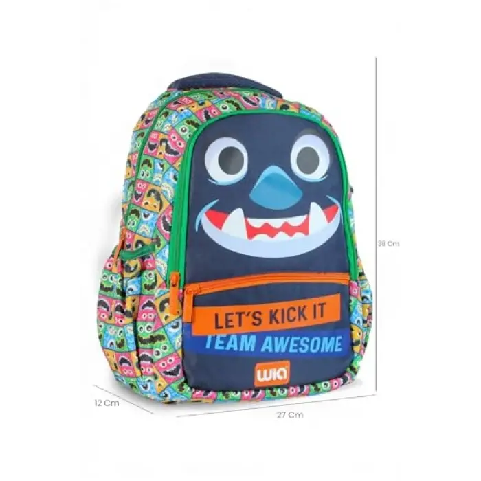 Monster Erkek Çocuk Çanta Seti