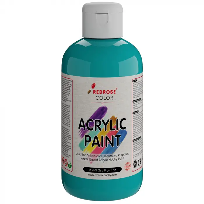 Mor, Fuşya, Turkuaz Parmak Boyası 3lü Set 3x250 gr