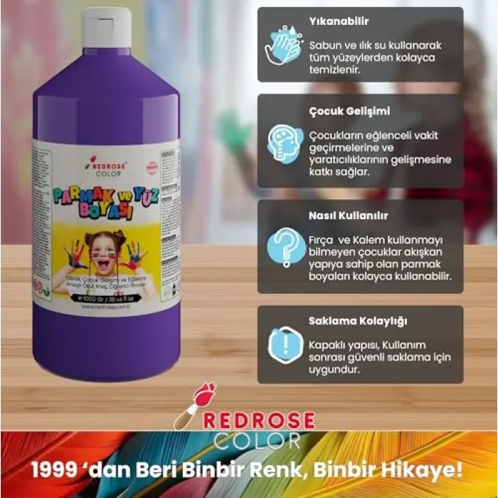 Mor Parmak Boyası, 1000 g
