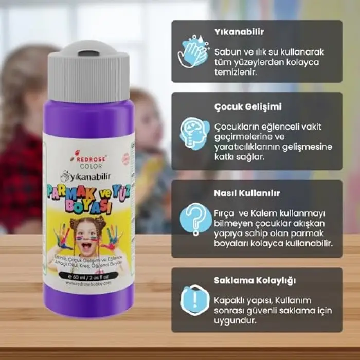 Mor Parmak Boyası 60ml