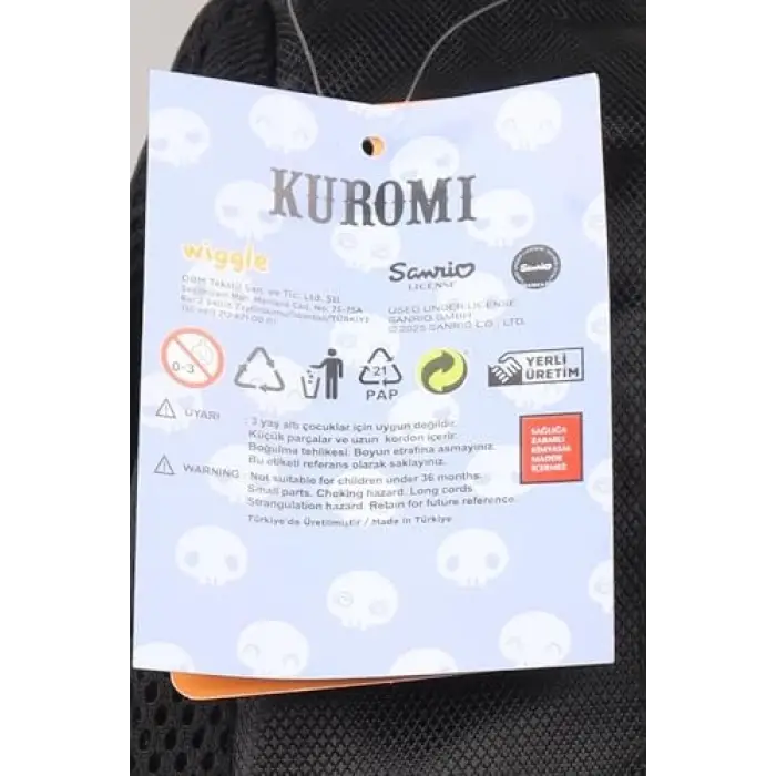 Mor, termoslu lisanslı Shadow Chic okul çantası
