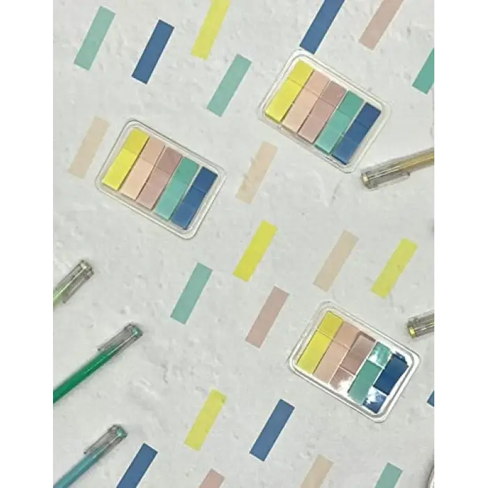 Morandi 5 Renkli İndex Sticker/İndeks/Post-it/Sticky Note/Yapışkanlı Noti