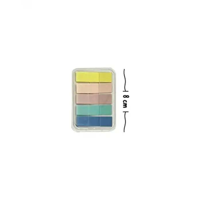 Morandi 5 Renkli İndex Sticker/İndeks/Post-it/Sticky Note/Yapışkanlı Noti