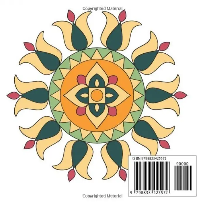 Morphing Mandalas Coloured Book Lily Blossom