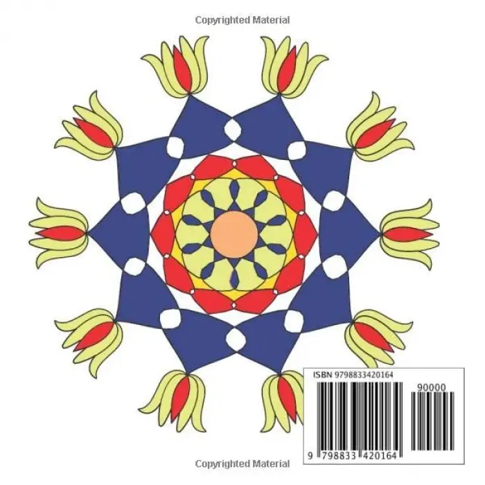 Morphing Mandalas Lotus End Coloured Book