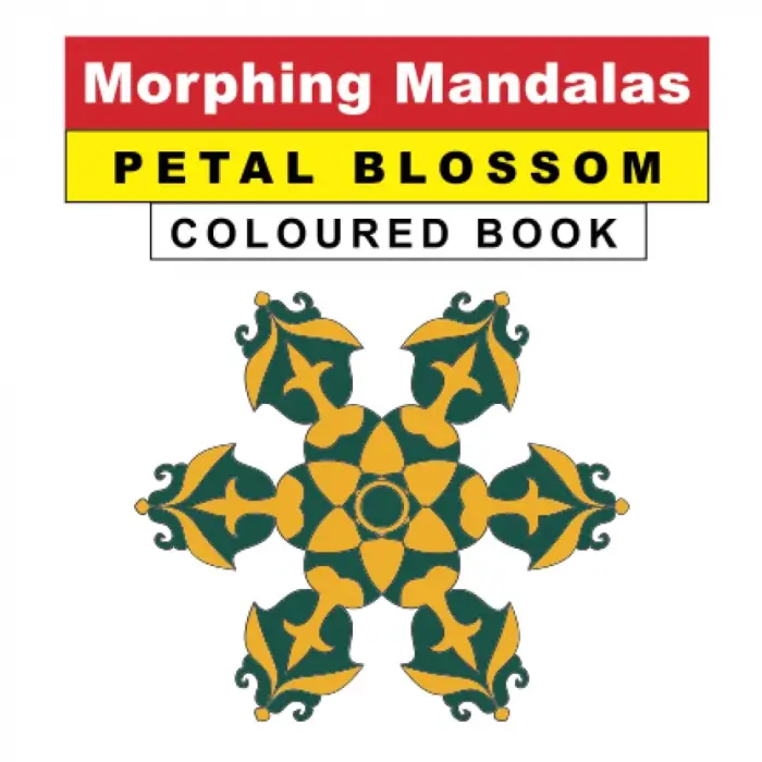 Morphing Mandalas Petal Blossom Coloured Book
