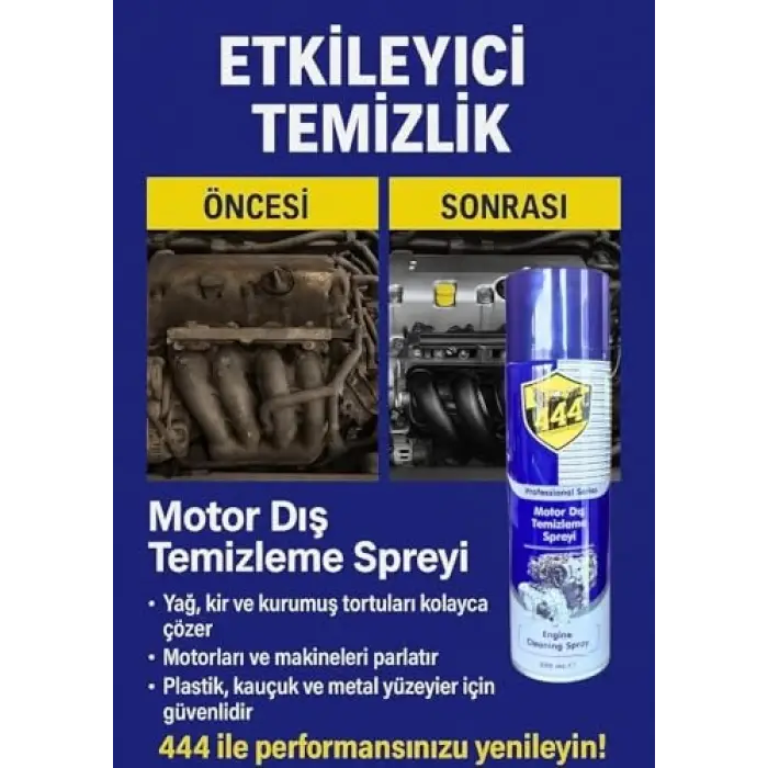 Motor Diş Temizleme Aeresol, 500 Ml