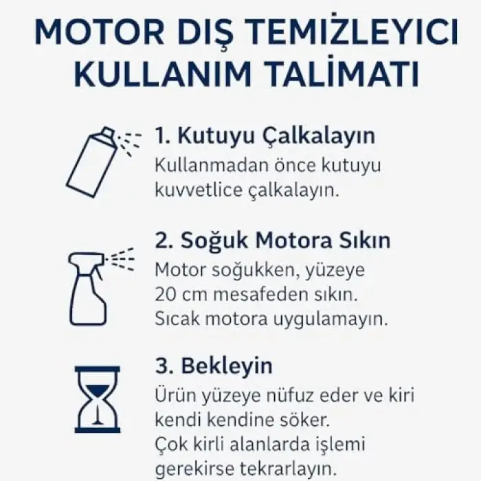 Motor Diş Temizleme Aeresol, 500 Ml
