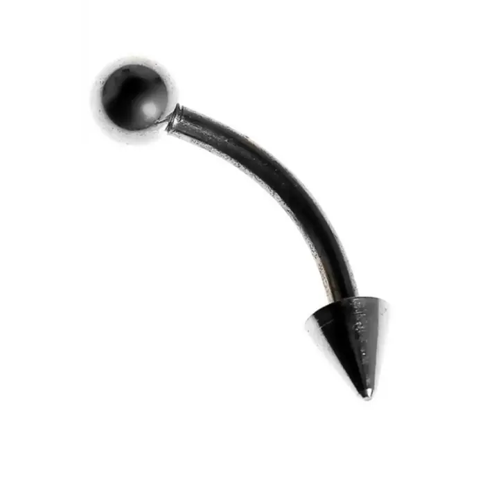 Moulin Curved Barbel Spike Çelik Piercing