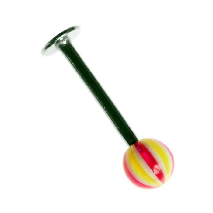 Moulin Labret Stud 316 L Bioplast Piercing TDGR00929