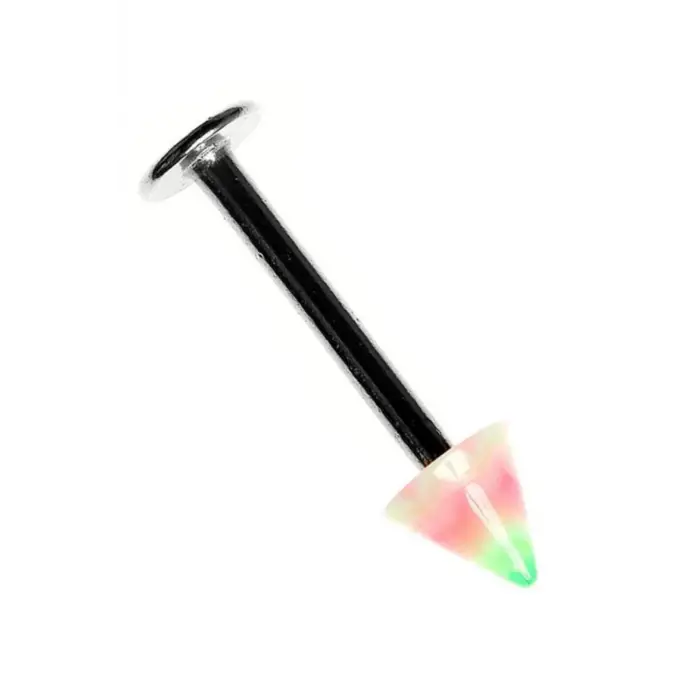 Moulin Labret Stud Çelik Spike Piercing TDGR00918