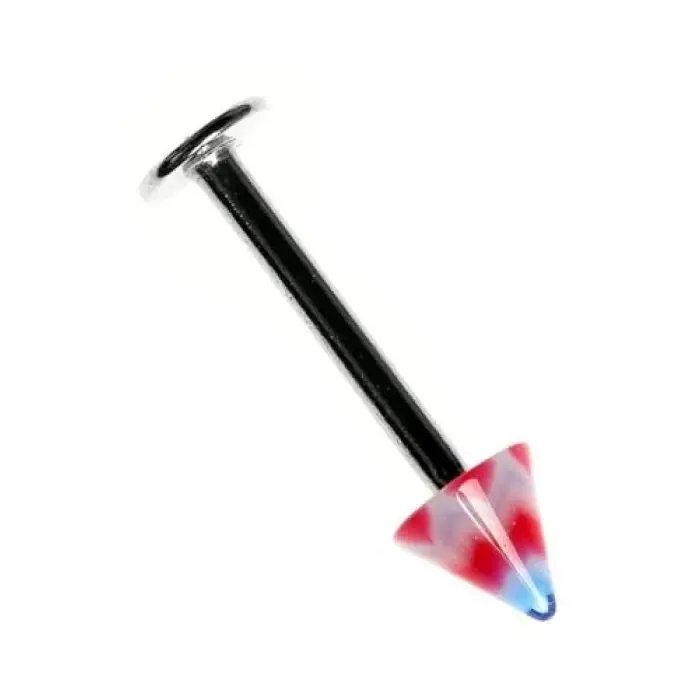 Moulin Labret Stud Çelik Spike Piercing TDGR00919