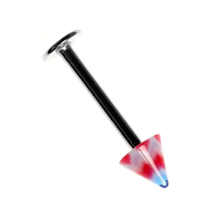 Moulin Labret Stud Çelik Spike Piercing TDGR00919