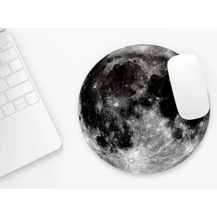 Mouse Pad - Dolunay - Yuvarlak Mouse Pad, 19,50 cm