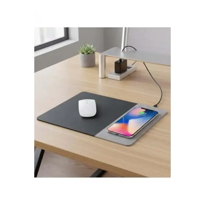 Mouse, Wireless Şarj Pad, Gri