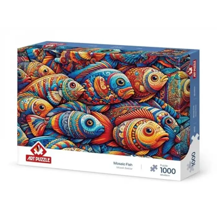 Mozaik Balıklar 1000 Parça Puzzle