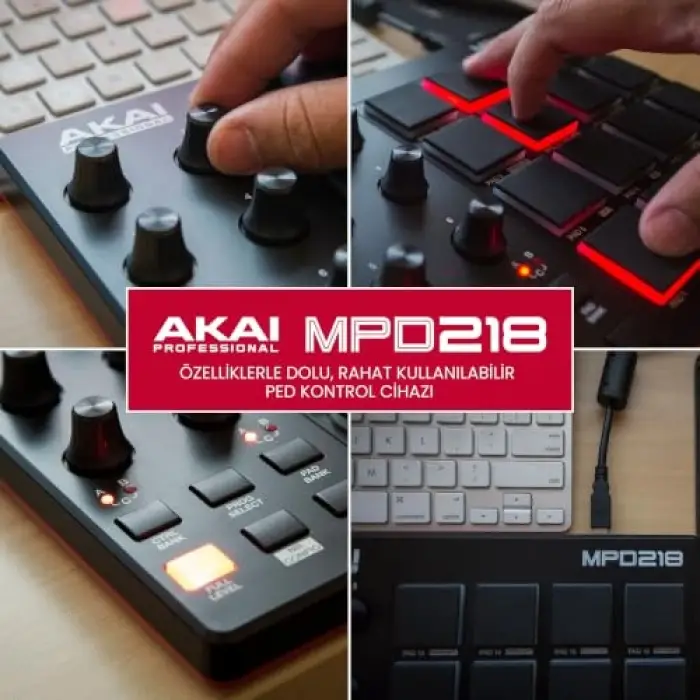 MPD218 USB MIDI Pad Kontrolör