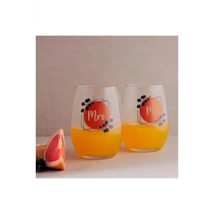 Mr & Mrs Meşrubat Bardağı, 2li