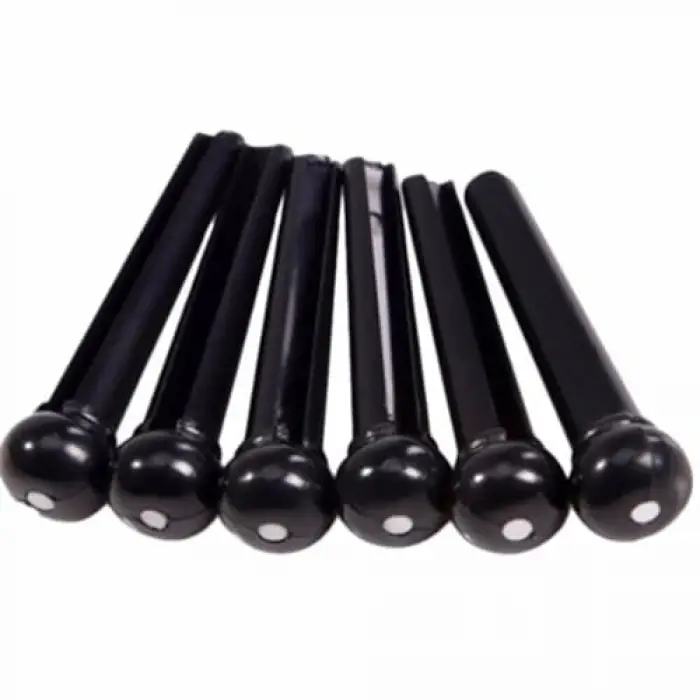 Ms021B6 Akustik Gitar Pimi 6lı Set Siyah