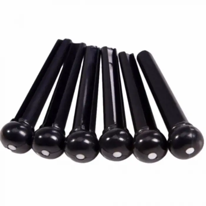 Ms021B6 Akustik Gitar Pimi 6lı Set Siyah