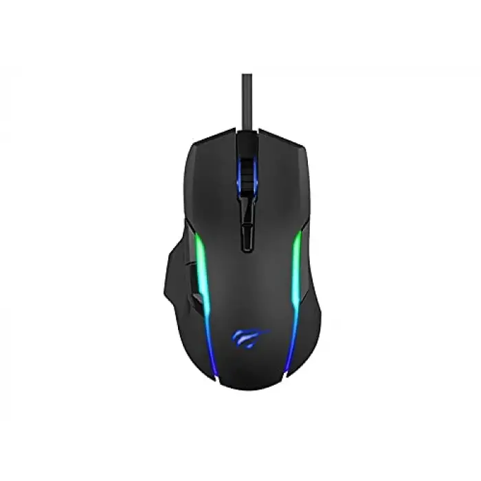 MS1012A siyah kablolu RGB gaming mouse