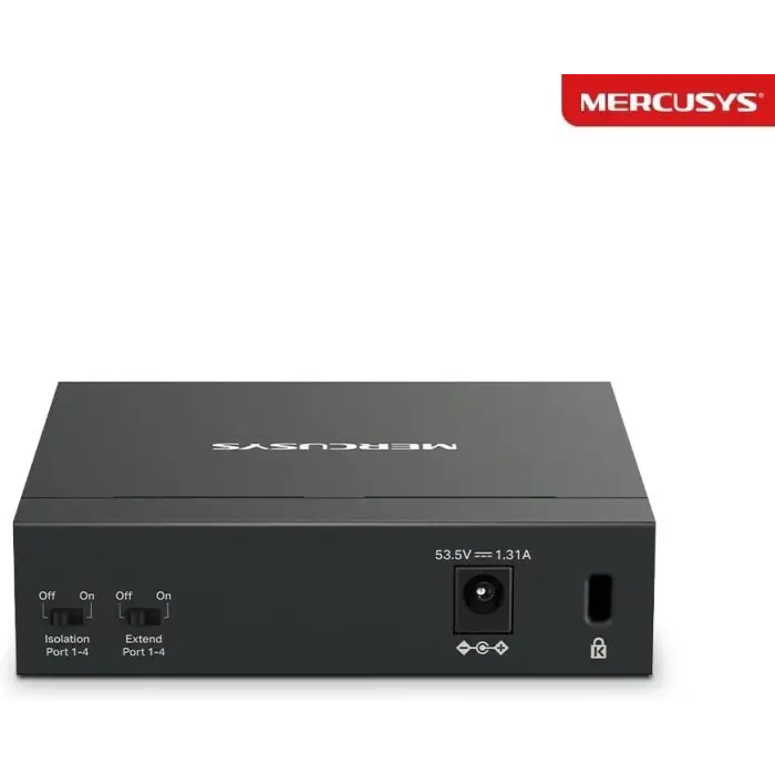 MS105GP, 5-Port Gigabit Desktop Switch with 4-Port PoE+
