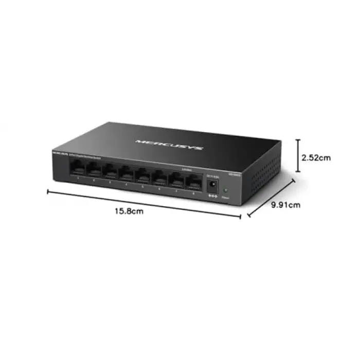 MS108GS, 8-Port Gigabit Desktop Switch