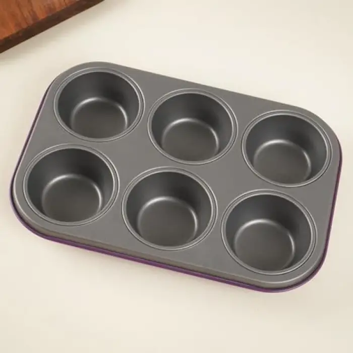 Muffin Kalıbı Mor 6’lı