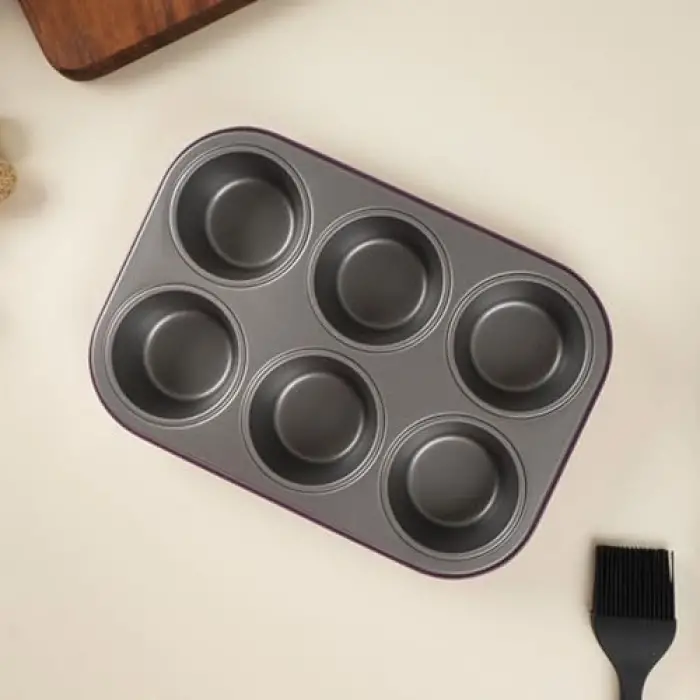Muffin Kalıbı Mor 6’lı