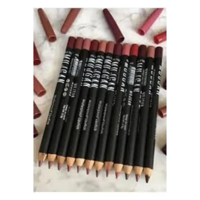 MUJGAN 12li Set Pastel Renk Dudak Kalemi 12