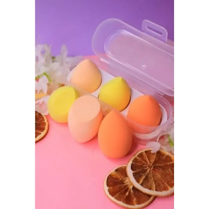 MUJGAN 3lü Standlı Makyaj Süngeri Seti Sarı