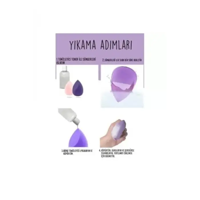 Mujgan Armut Sünger Seti 4 Adet