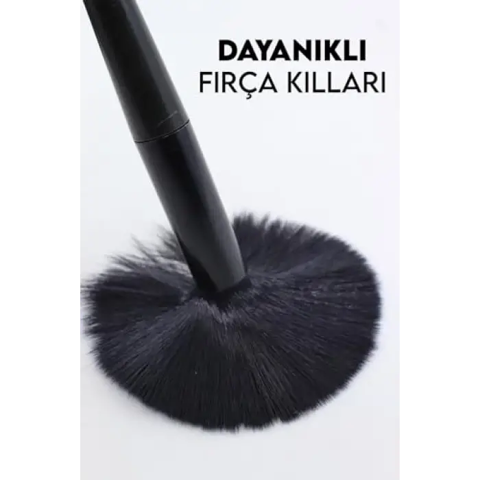 MUJGAN Fix Özel 13lü Fırça Seti Siyah