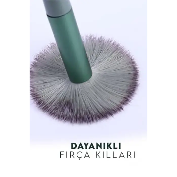 MUJGAN Fix Özel 13Lü Fırça Seti Yeşil